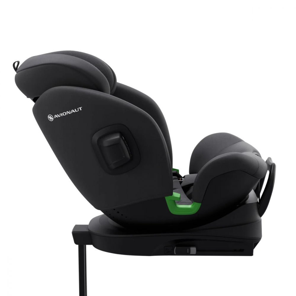 Scaun auto cu isofix Avionaut Stardust Airflow Black, rotatie 360 grade, picior de sustinere, spatar reglabil - 3
