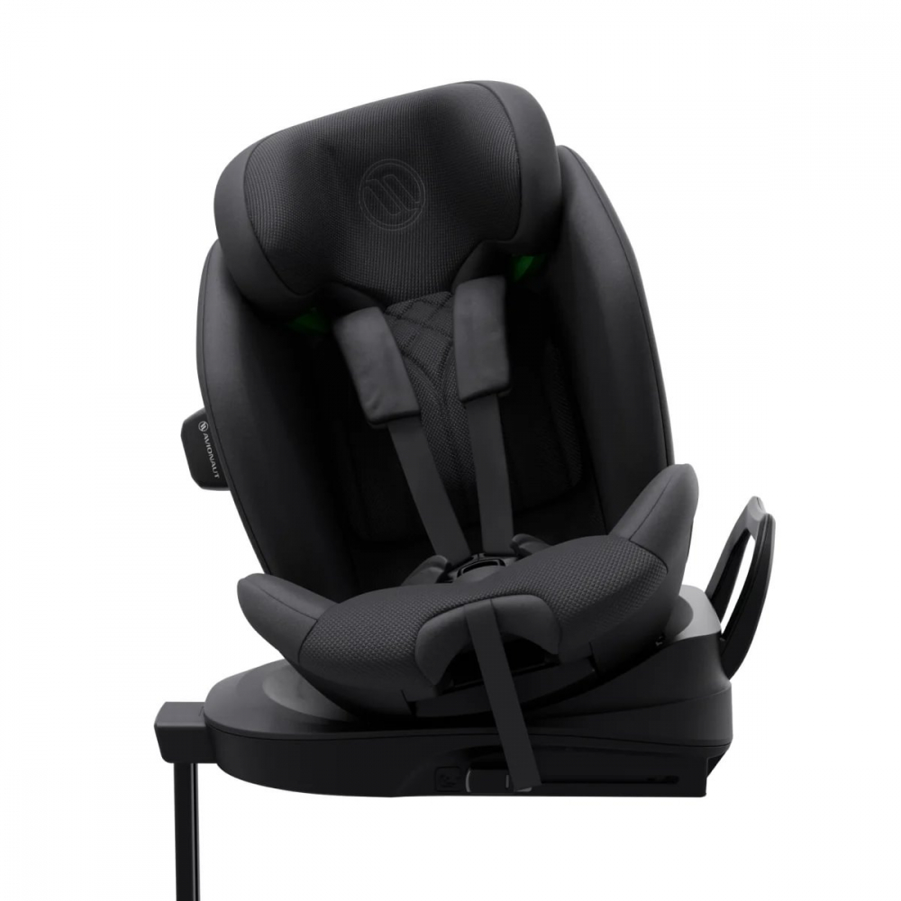 Scaun auto cu isofix Avionaut Stardust Airflow Black, rotatie 360 grade, picior de sustinere, spatar reglabil - 4