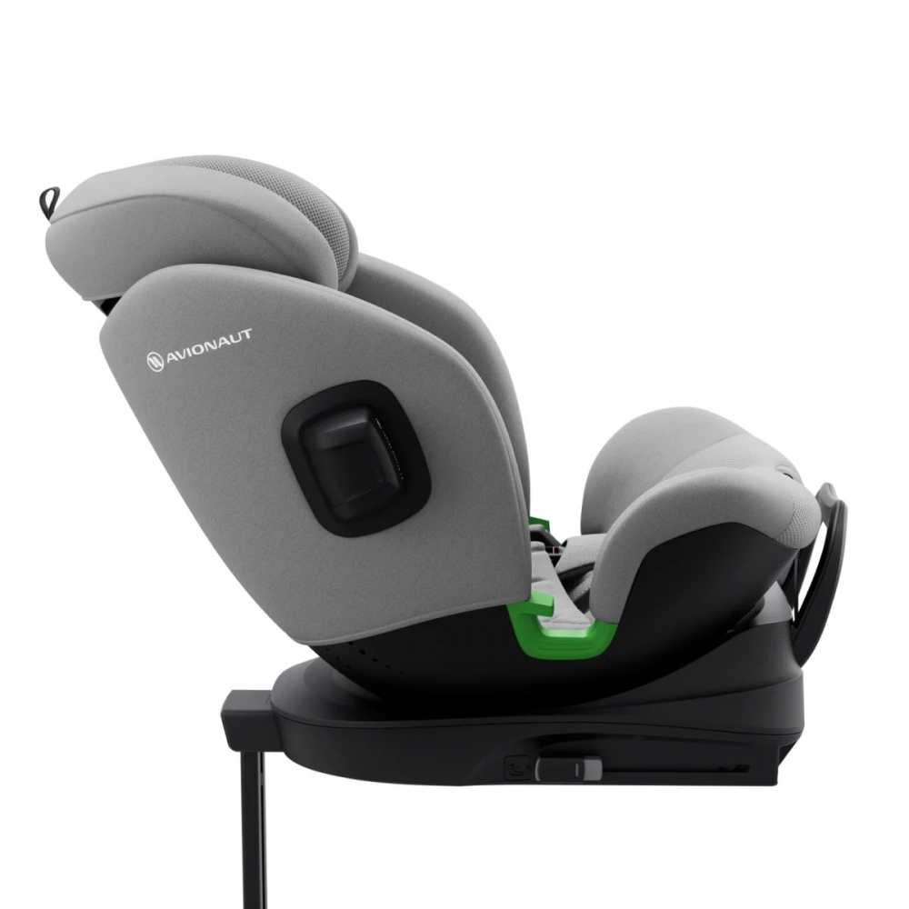 Scaun auto cu isofix Avionaut Stardust Airflow Grey, rotatie 360 grade, picior de sustinere, spatar reglabil - 4