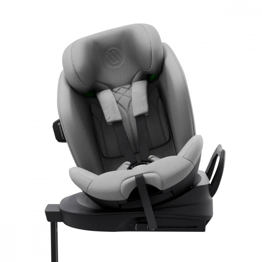 Scaun auto cu isofix Avionaut Stardust Airflow Grey, rotatie 360 grade, picior de sustinere, spatar reglabil - 5