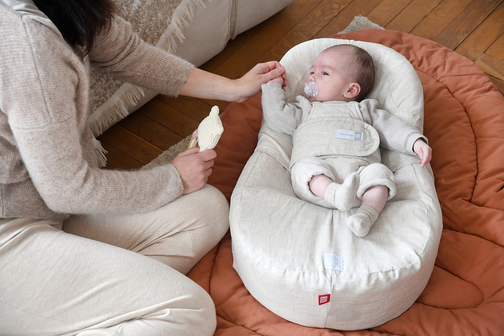 Baby nest ergonomic Red Castle Cocoonababy 10 Linen Natural - 1