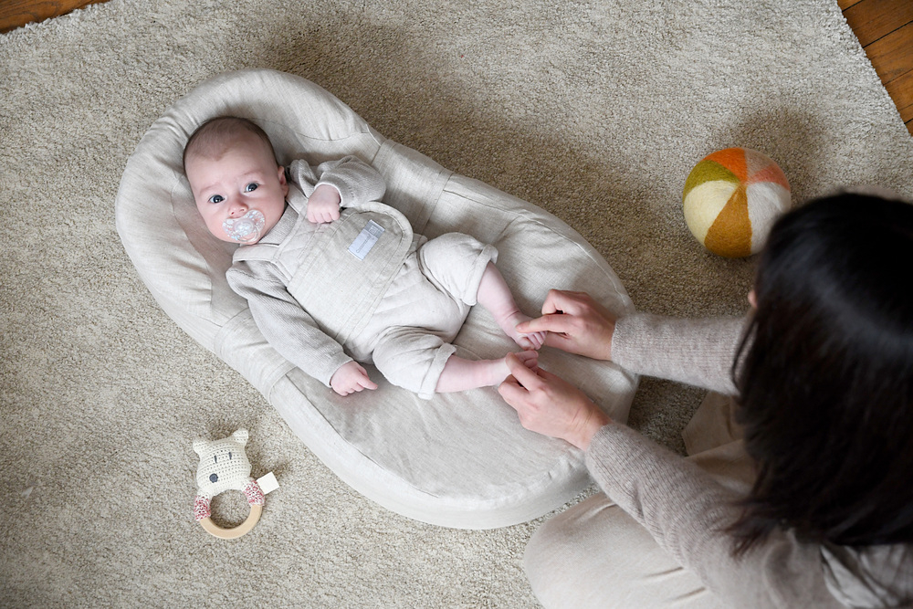 Baby nest ergonomic Red Castle Cocoonababy 10 Linen Natural - 2