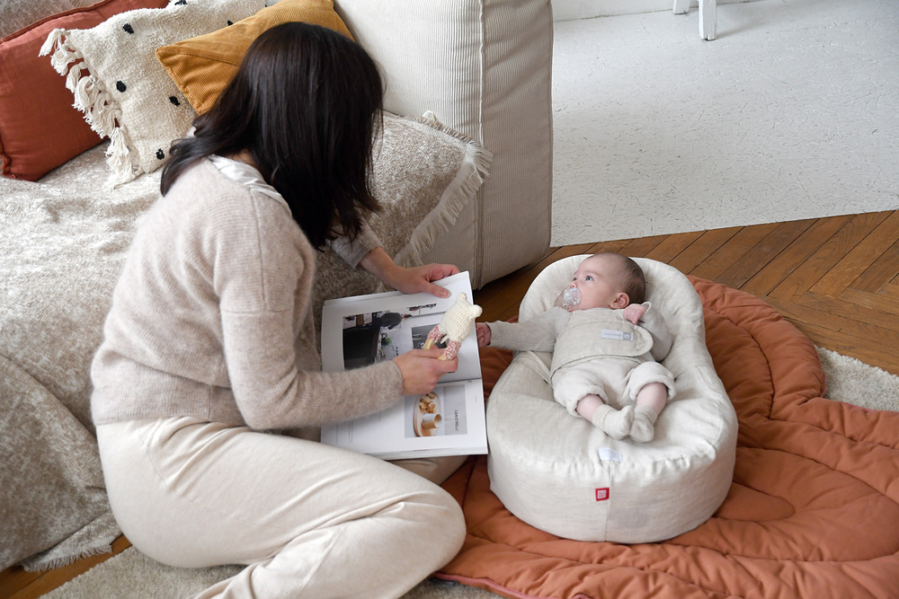Baby nest ergonomic Red Castle Cocoonababy 10 Linen Natural - 4