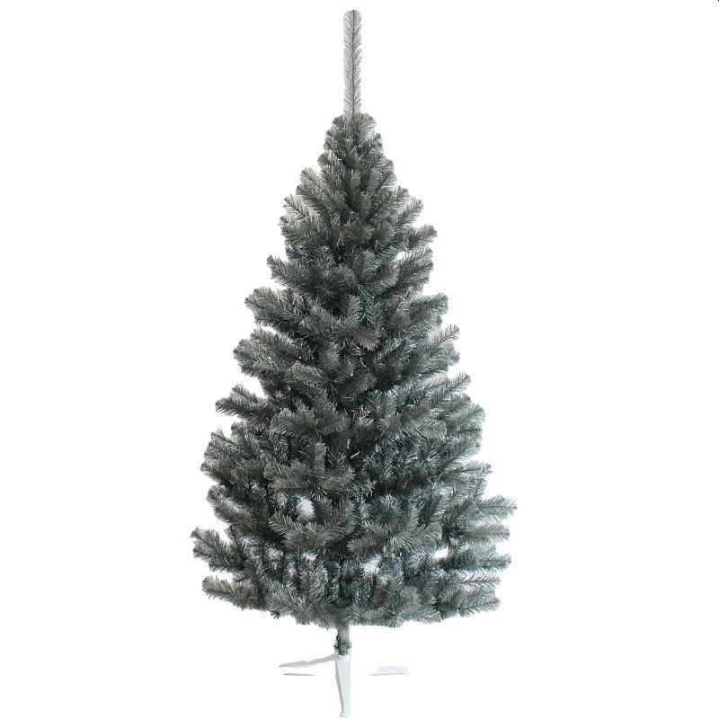 Brad artificial argintiu, imperial grey, inaltime 200 cm, suport inclus - 2