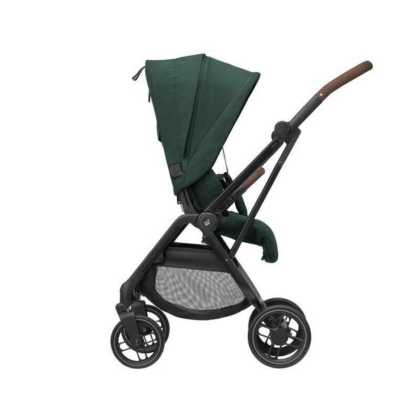 Carucior pentru copii Maxi-Cosi Leona2 Twillic Black reversibil, roti cu suspensii, spatar reglabil, greutate admisa 22 kg - 1