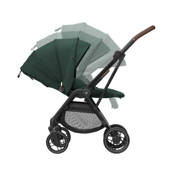 Carucior pentru copii Maxi-Cosi Leona2 Twillic Black reversibil, roti cu suspensii, spatar reglabil, greutate admisa 22 kg - 2