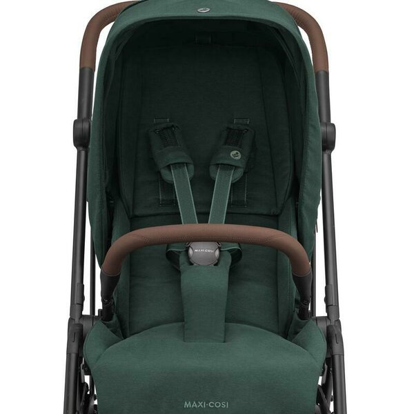 Carucior pentru copii Maxi-Cosi Leona2 Twillic Black reversibil, roti cu suspensii, spatar reglabil, greutate admisa 22 kg - 7