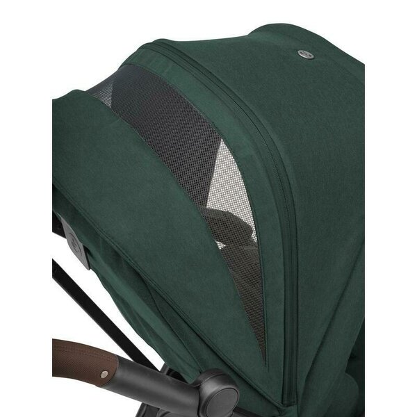 Carucior pentru copii Maxi-Cosi Leona2 Twillic Green reversibil, roti cu suspensii, spatar reglabil, greutate admisa 22 kg - 6