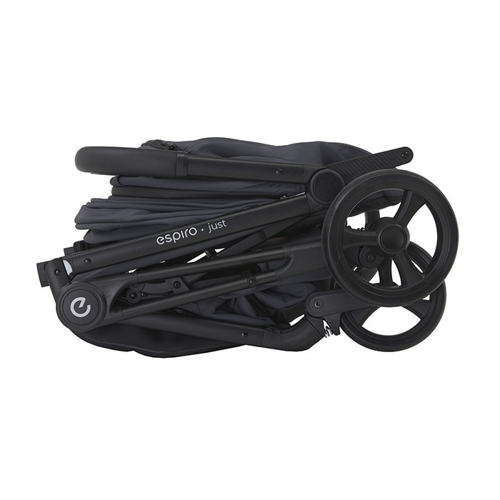 Carucior pentru copii Espiro Just Verde 0-22 kg, compact, sistem de pliere automata cu o singura mana, accesorii incluse - 5