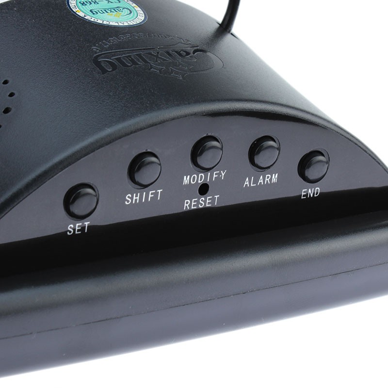 Ceas digital afisaj led rosu, data, alarma, temperatura Caixing Negru - 3 | YEO