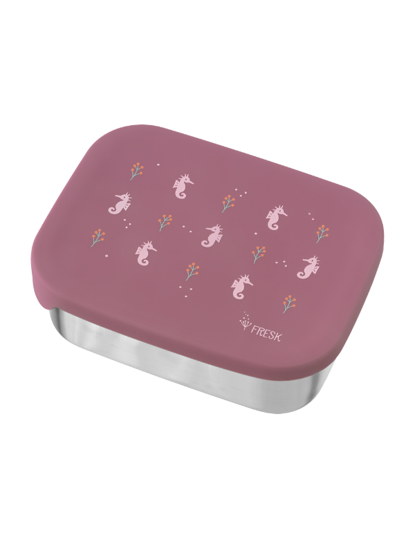 Cutie de pranz din otel inoxidabil Fresk model Seahorse - 1 | YEO