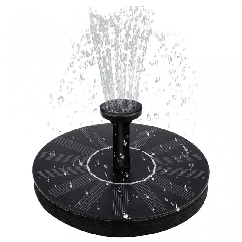 Fantana cu incarcare solara, 4 duze, jet 40 cm, diametru 13 cm, ipx8 - 7