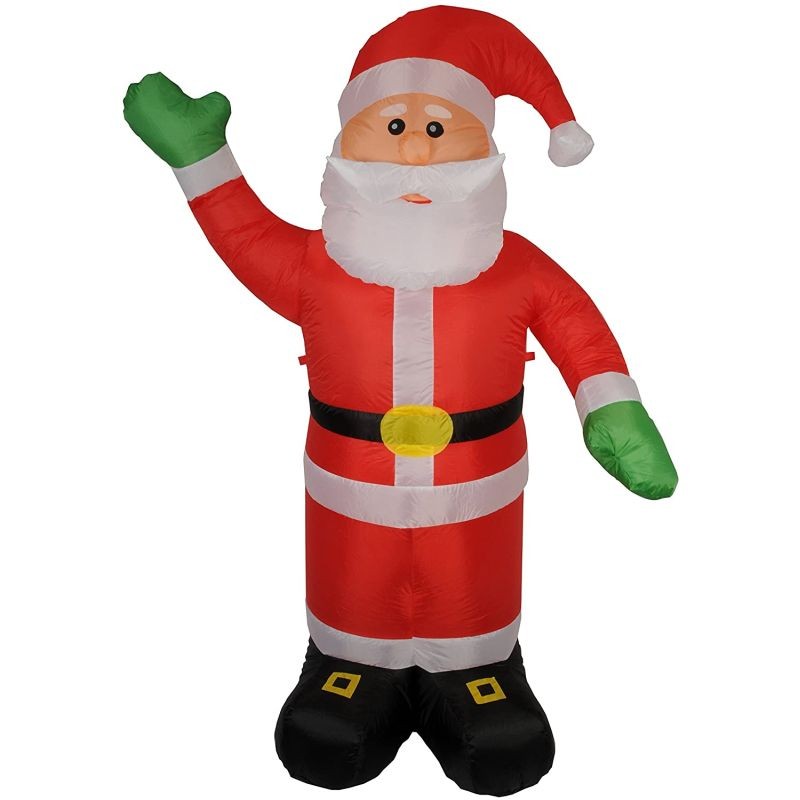 Figurina mos craciun gonflabil 180 cm, iluminat led, pentru interior si exterior Procart - 5