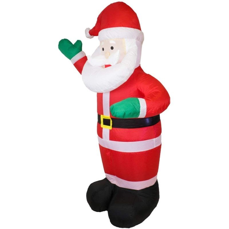 Figurina mos craciun gonflabil 240 cm, iluminat led, pentru interior si exterior Procart - 2