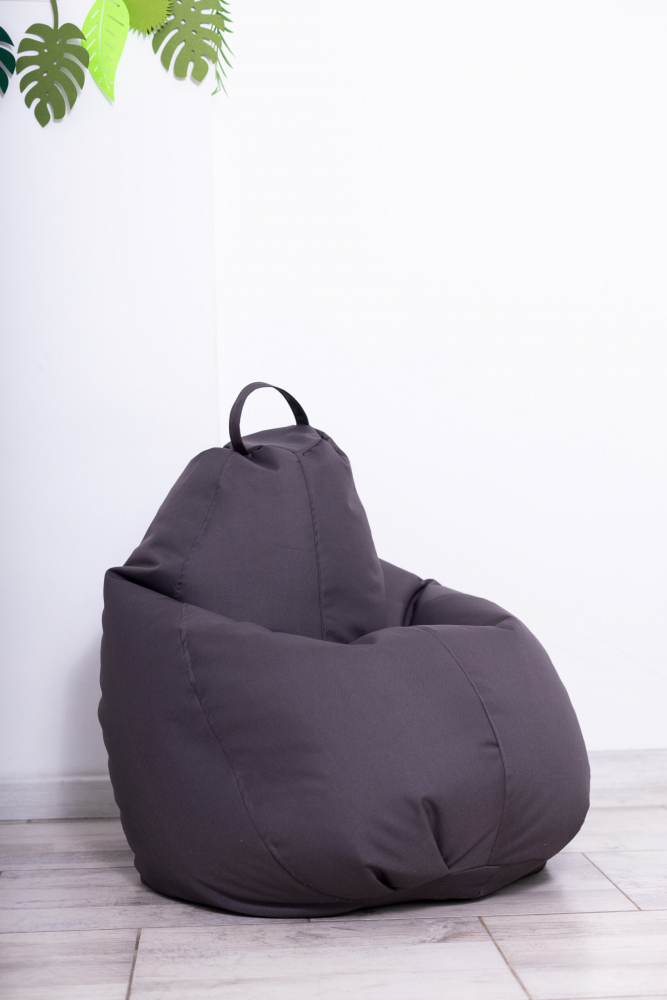 Fotoliu puf Bean bag gri XL fara husa interioara