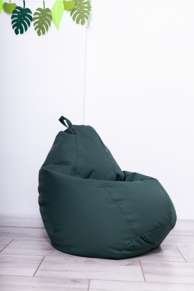 Fotoliu puf Bean bag verde XL fara husa interioara