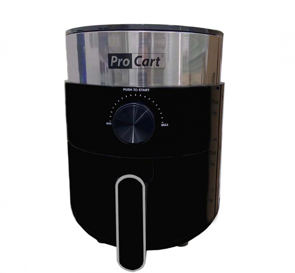 Friteuza cu aer cald airfryer 1200 w, capacitate 2.5 l, display digital led Procart - 1 | YEO