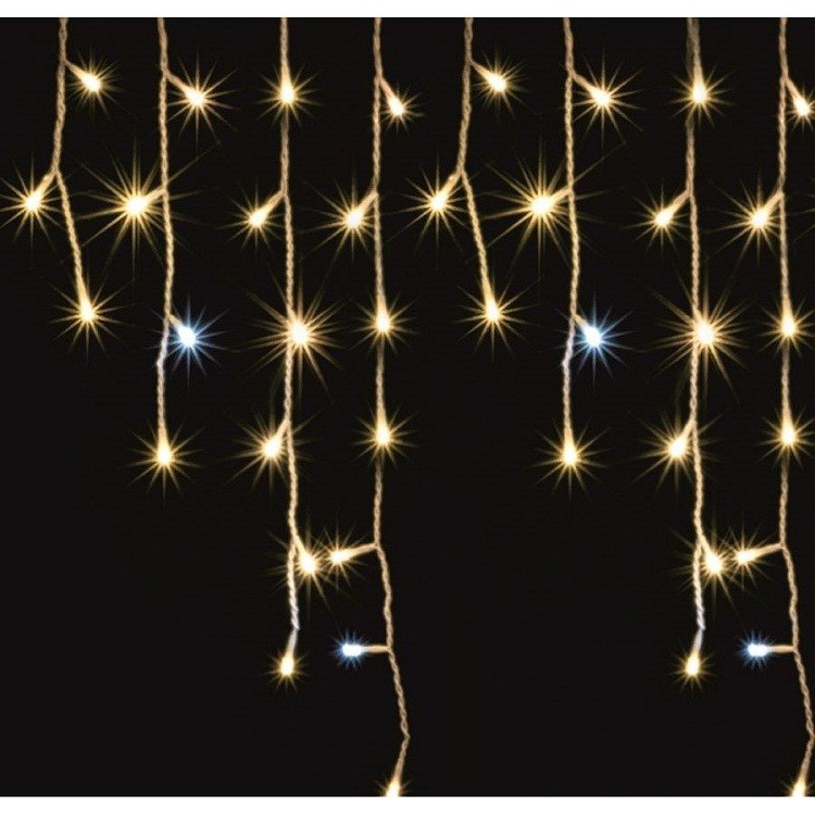 Ghirlanda decorativa luminoasa flori de gheata, 5 m, 300 led - 1