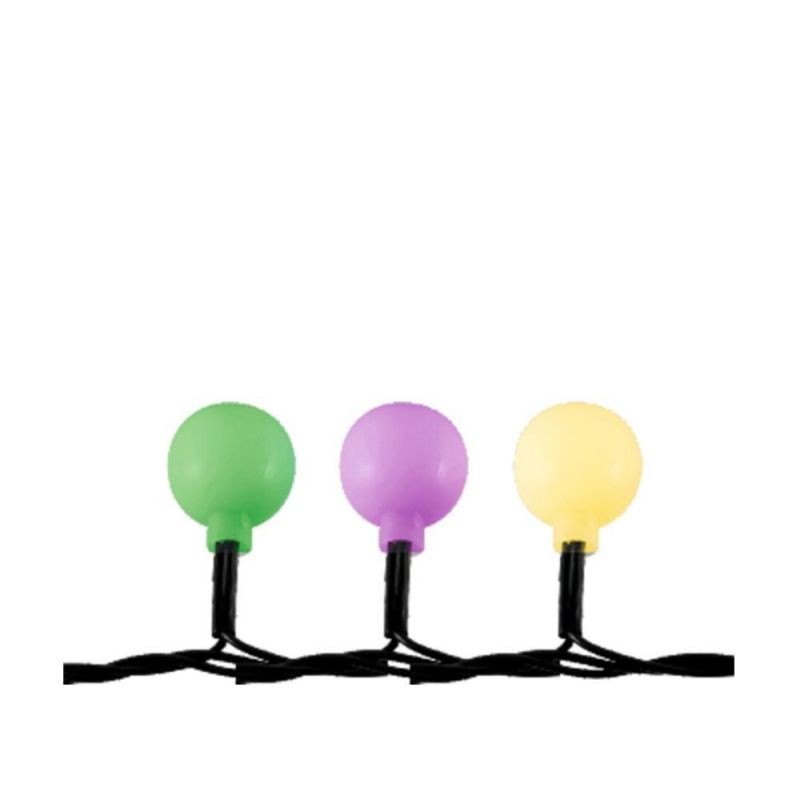 Instalatie 50 led-uri multicolore, ornament glob, 4.9 m, interiorexterior