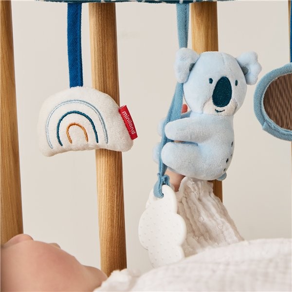 Jucarie pentru leagan si carucior cu sunete si oglinda Ursulet Koala - 2