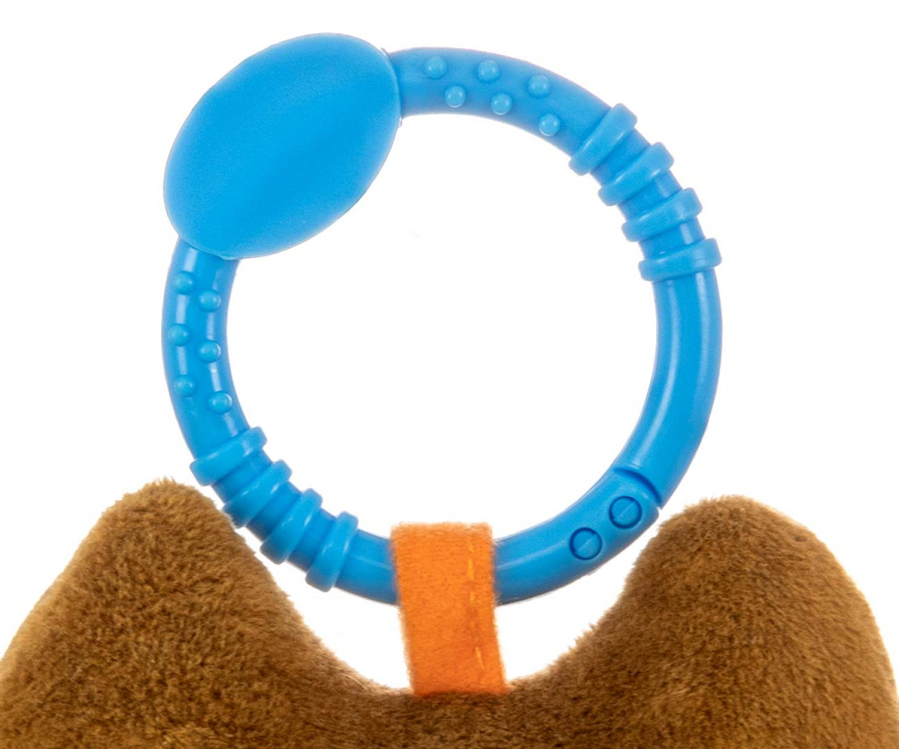 Jucarie din plus pentru agatat, cu clopotel Happy Owl Brown - 2