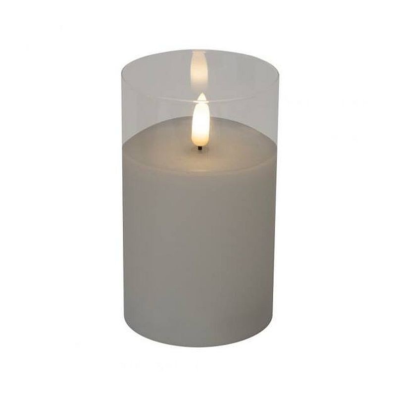 Lumanare decorativa led, lumina intermitenta efect flacara, baterii - 2