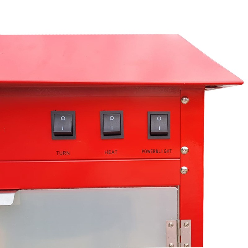 Masina pentru popcorn, 1600w, vas teflon 100 g, 200-230 grade celsius, roti deplasare - 1 | YEO