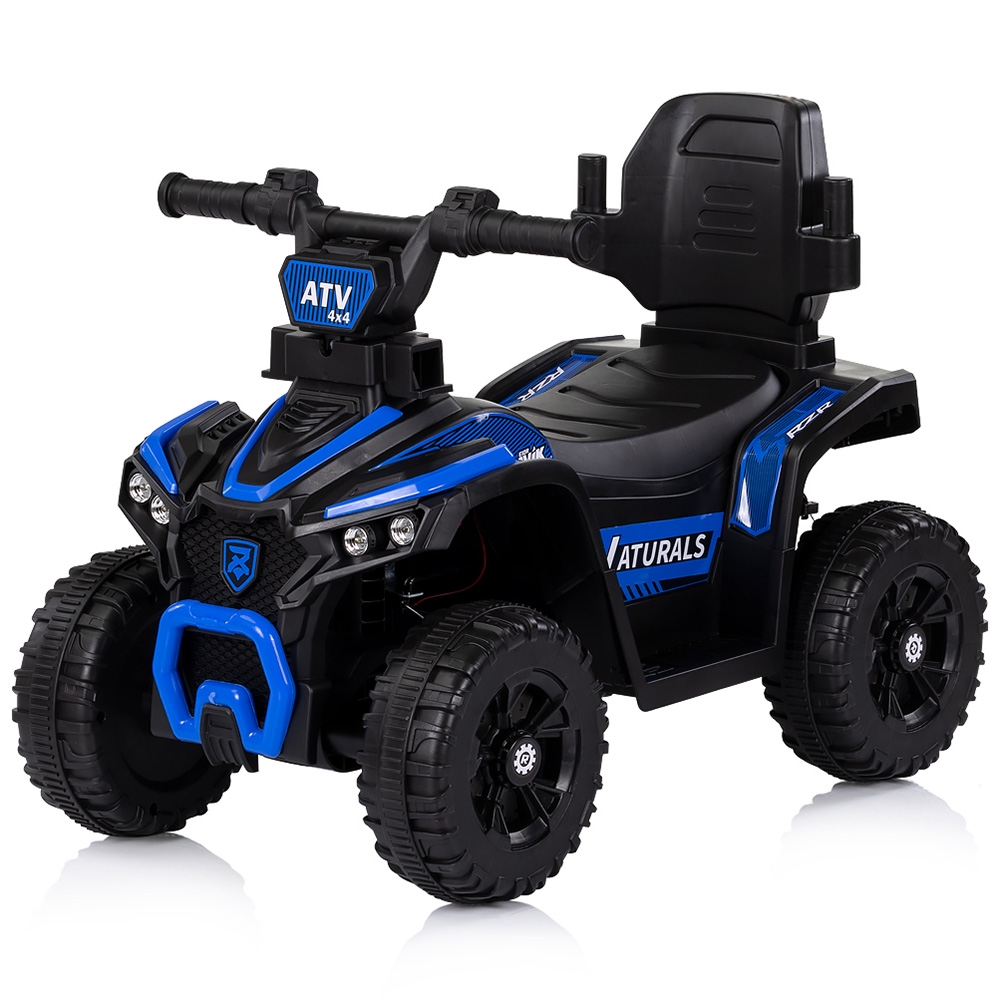 Masinuta de impins Chipolino ATV Blue cu maner, efecte luminoase si sonore - 1