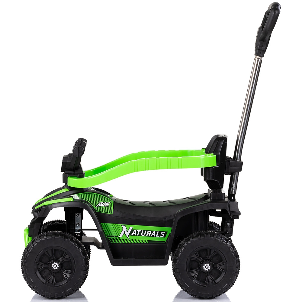 Masinuta de impins Chipolino ATV Green cu maner, efecte luminoase si sonore - 2