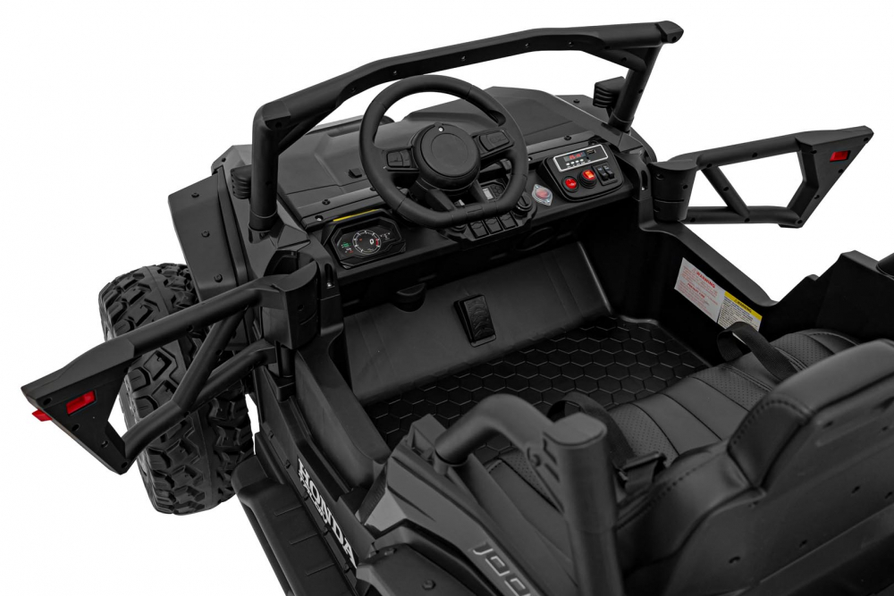 Masinuta electrica 4x4 pentru copii Honda Black, motor 4 x 120W, baterie 24V9Ah, cu telecomanda 2.4G, 2 viteze, panou audio, lumini led, amortizoare - 1