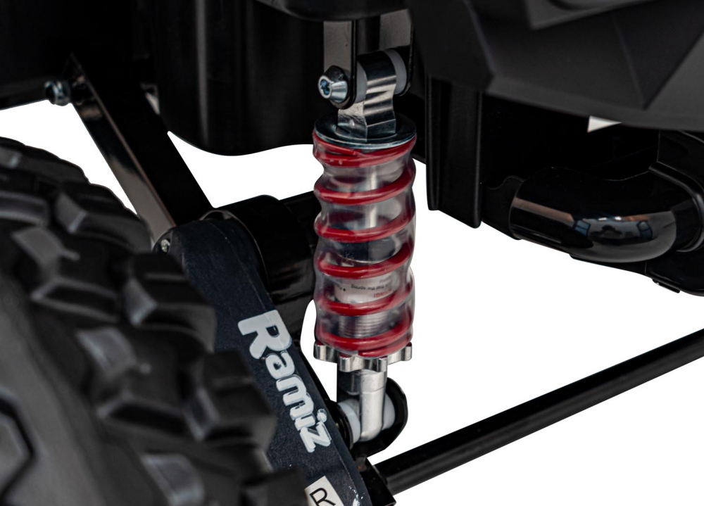 Masinuta electrica 4x4 pentru copii Honda Black, motor 4 x 120W, baterie 24V9Ah, cu telecomanda 2.4G, 2 viteze, panou audio, lumini led, amortizoare - 7
