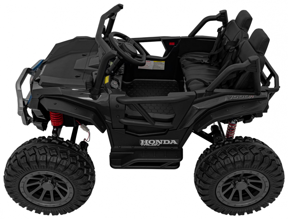 Masinuta electrica 4x4 pentru copii Honda Black, motor 4 x 120W, baterie 24V9Ah, cu telecomanda 2.4G, 2 viteze, panou audio, lumini led, amortizoare - 9
