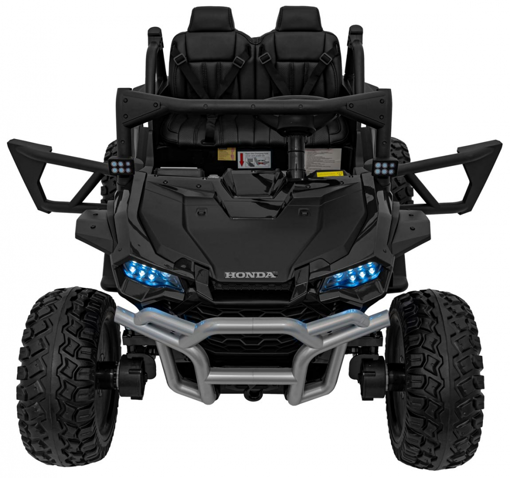 Masinuta electrica 4x4 pentru copii Honda Black, motor 4 x 120W, baterie 24V9Ah, cu telecomanda 2.4G, 2 viteze, panou audio, lumini led, amortizoare - 10