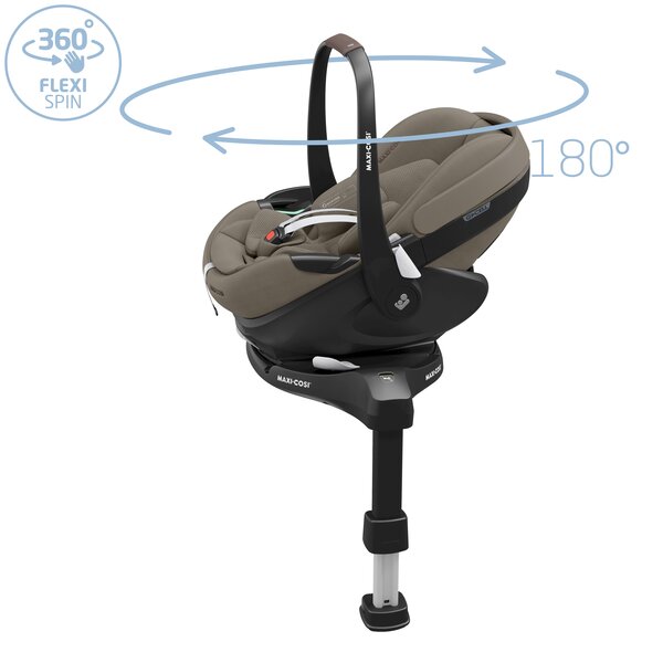 Carucior pentru copii Maxi-Cosi sistem 4 in 1 Fame carucior, landou, scoica auto Pebble 360 Pro 2, baza auto FamilyFix 360 Pro Twillic Graphite - 5