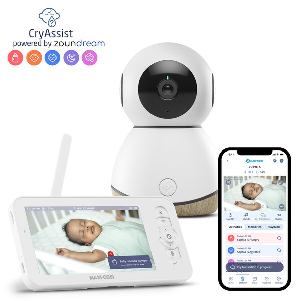 Monitor pentru bebelusi Maxi-Cosi See Pro White - 2 | YEO