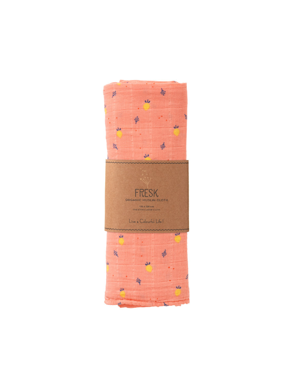 Muselina pentru copii model Summer fruit 120x120 cm - 2