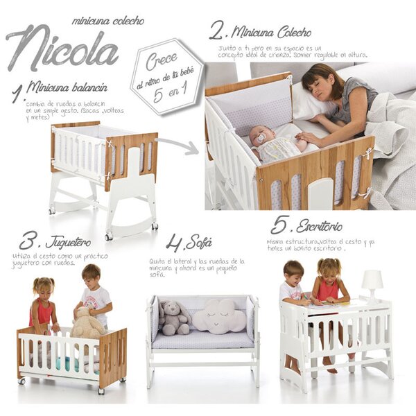 Patut Minicuna Nicola nw si saltea Ikid Angy Gris - 4