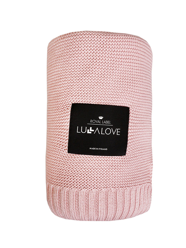 Paturica crosetata din bambus si bumbac model Powder Rose 80x100 cm - 2