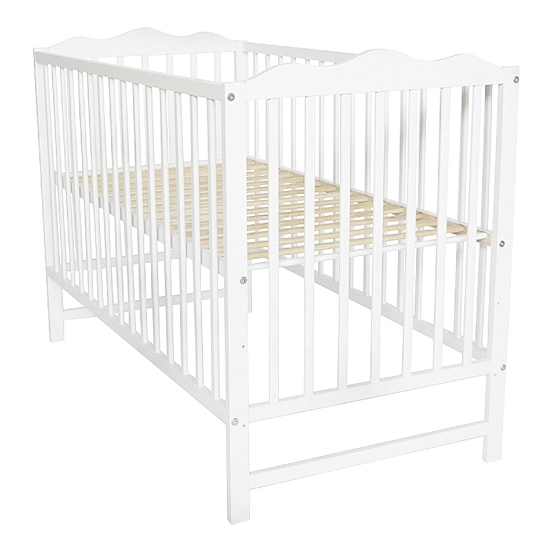 Patut pentru copii E-Kids Laura, 12060 cm + saltea cocos 10 cm - 1 | YEO