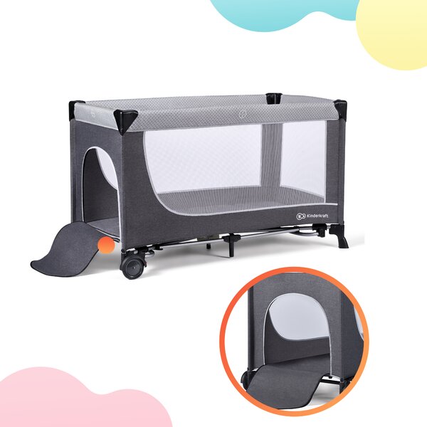 Patut pliabil Kinderkraft Leody Grey - 4
