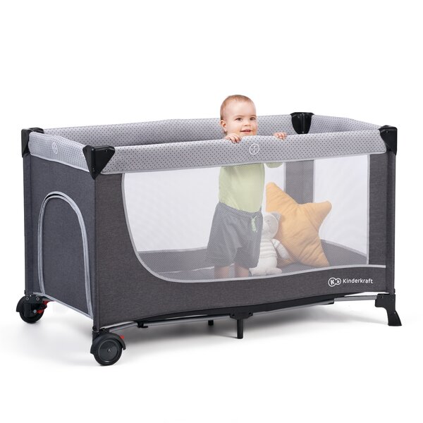 Patut pliabil Kinderkraft Leody Grey - 10