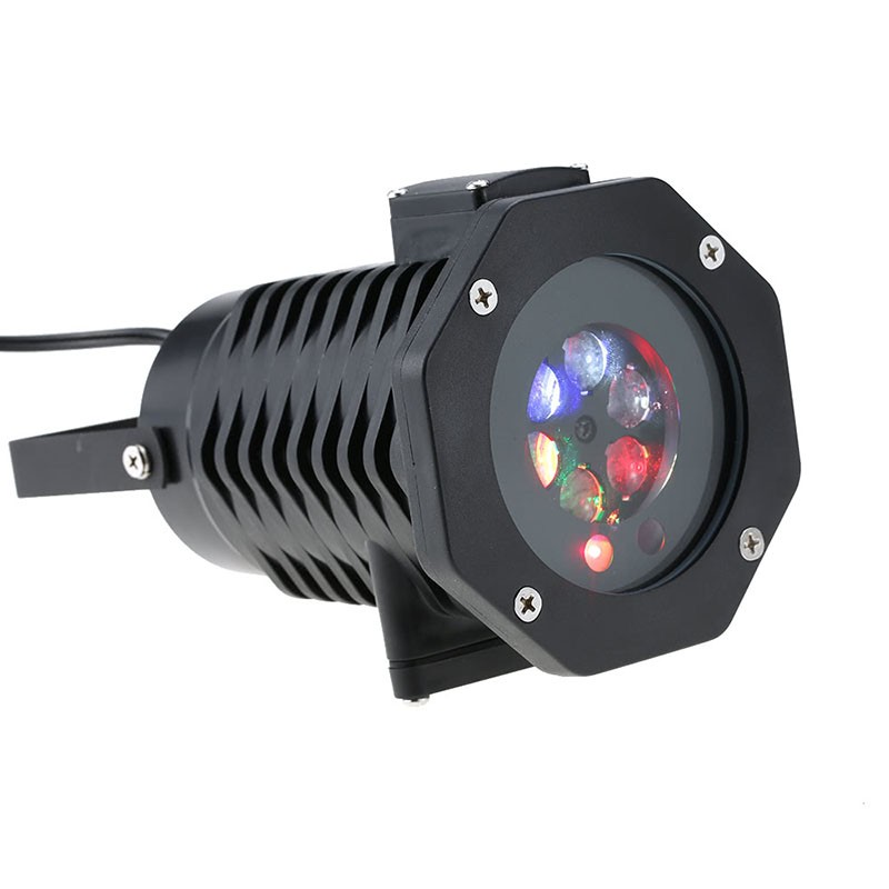Proiector led exterior 12w, 15 modele figurine, proiectie rotativa, ip44 - 5
