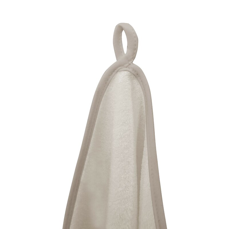 Prosopel pentru copii Qmini Beige, 40x40cm, tricot termo-terry din bambus - 1 | YEO