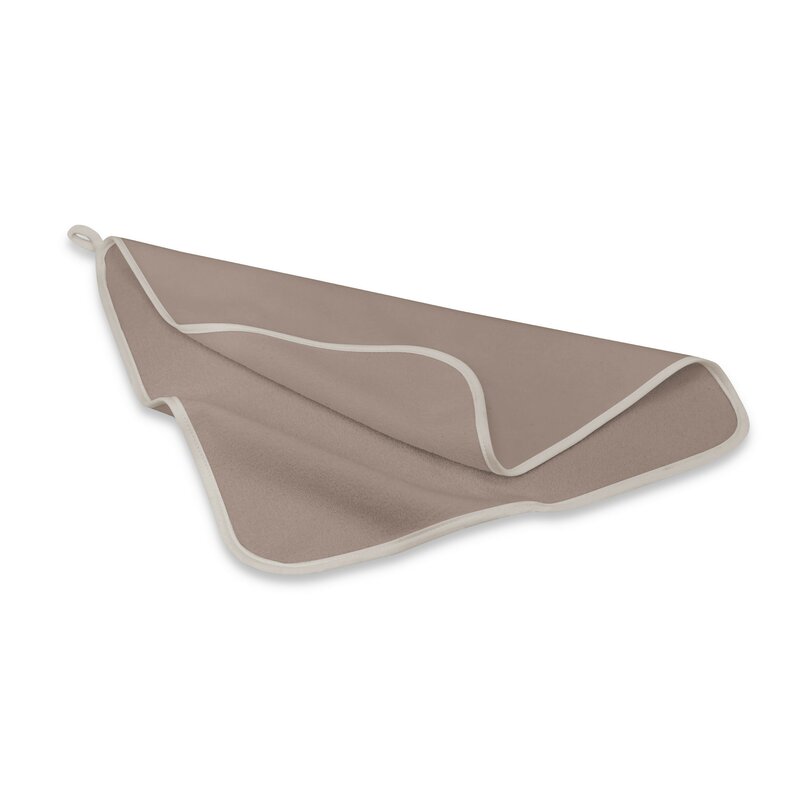 Prosopel pentru copii Qmini Mocha, 40x40cm, tricot termo-terry din bambus