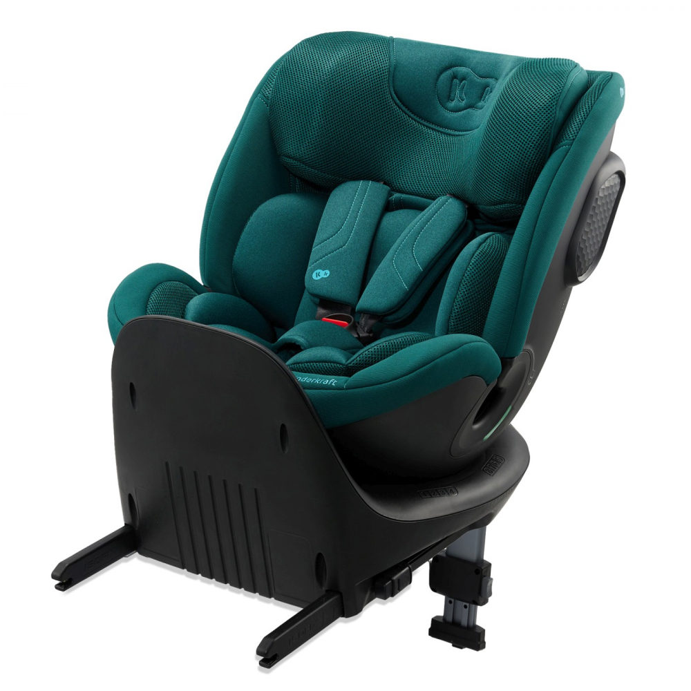 Scaun auto Kinderkraft Xrider 2 Green, i-size, 40-150 cm, rotativ, spatar reglabil, SPS, tetiera ajustabila - 2