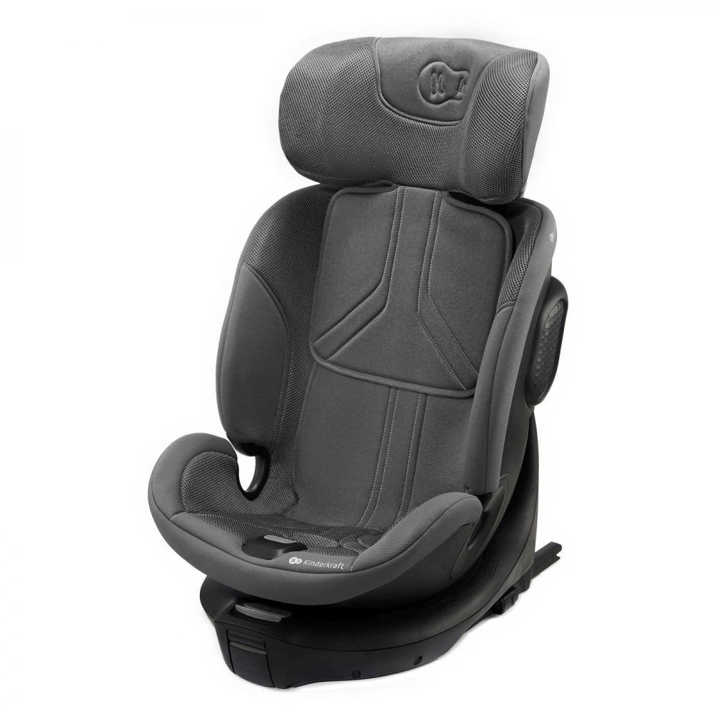 Scaun auto Kinderkraft Xrider 2 Grey, i-size, 40-150 cm, rotativ, spatar reglabil, SPS, tetiera ajustabila - 7