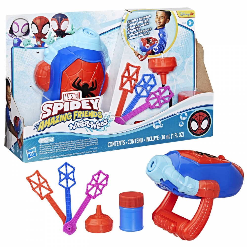 Lansator bule de sapun Spidey si prietenii lui uimitori marvel water webs - 5