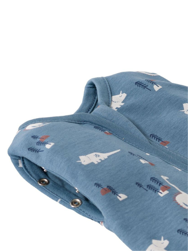 Sac de dormit cocon din bumbac organic 0-3 luni model Dino - 1