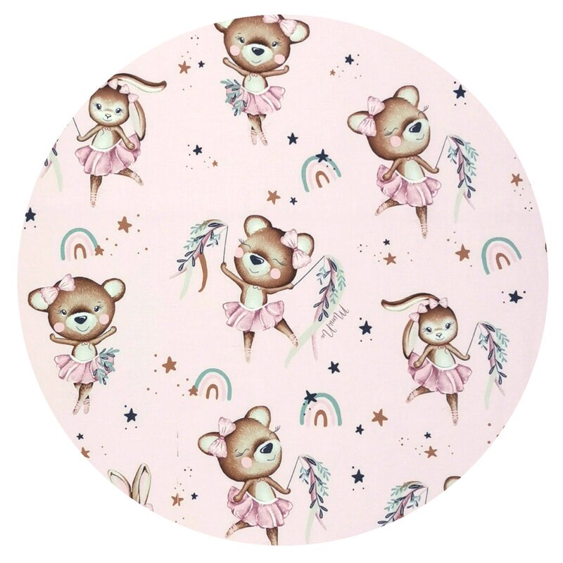 Sac de dormit MimiNu Little Ballerina Pink, de iarna, din bumbac, cu fermoar, 70 cm, 0-6 luni, 2.5 tog
