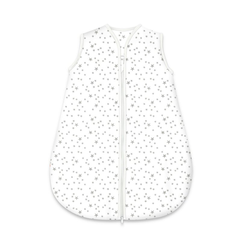 Sac de dormit MimiNu Mini Grays, de iarna, din bumbac, cu fermoar, 70 cm, 0-6 luni, 2.5 tog - 1